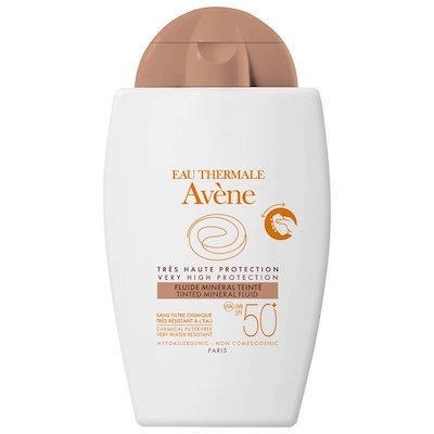Avène Tinted Mineral Fluid SPF 50+; $23.10