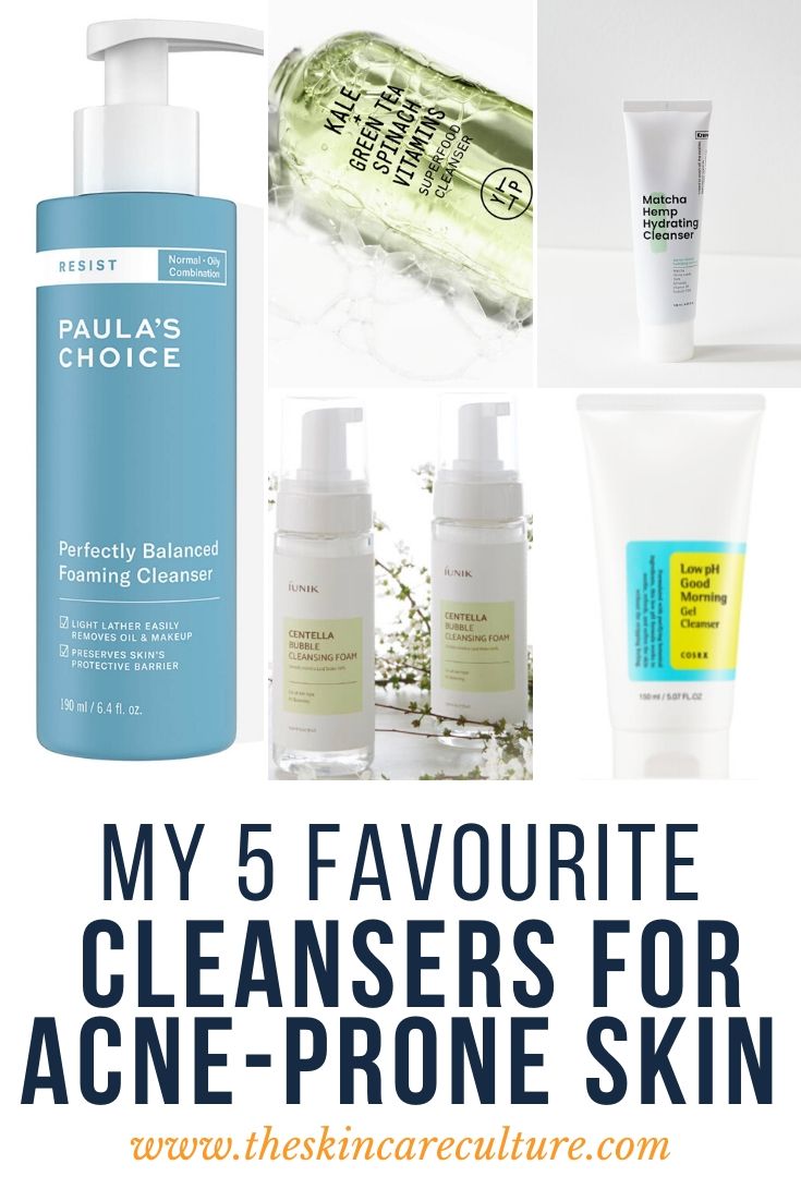 5 Best Cleansers For AcneProne Skin