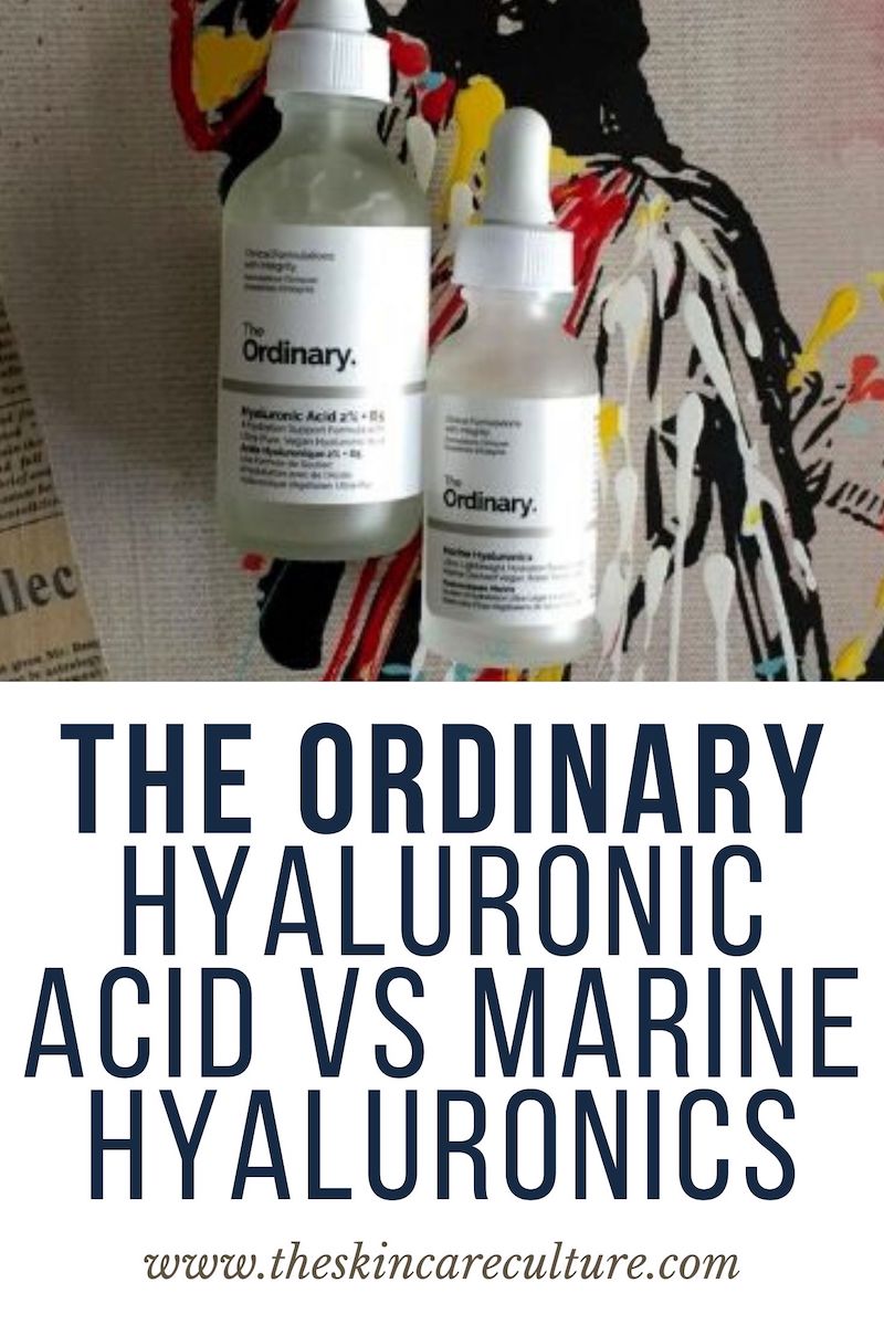 The Ordinary Hyaluronic Acid Vs Marine Hyaluronics