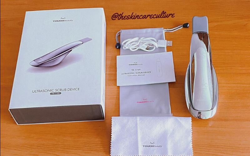 Touch Beauty Ultrasonic Scrub Device