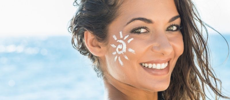 wear sunscreen to avoid aging