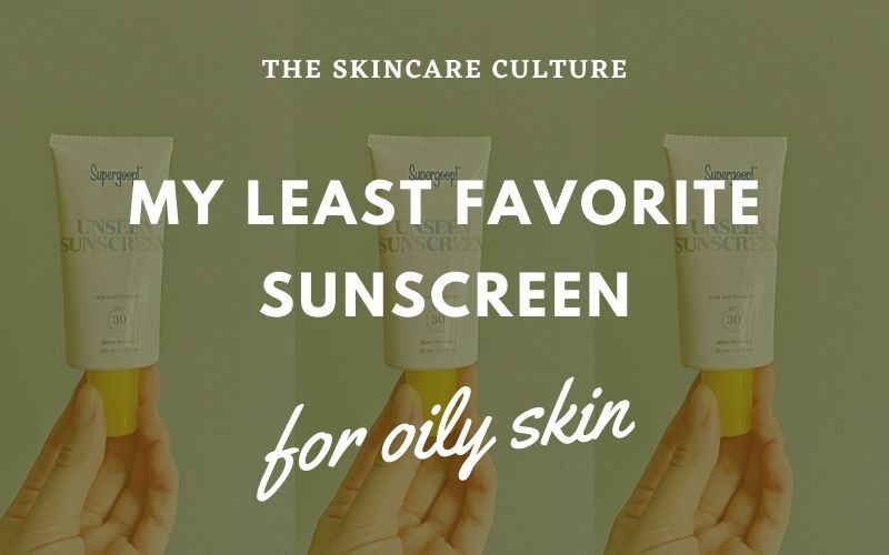 supergoop unseen sunscreen oily skin