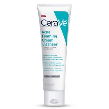 CeraVe - Acne Foaming Cream Cleanser 4% Benzoyl Peroxide