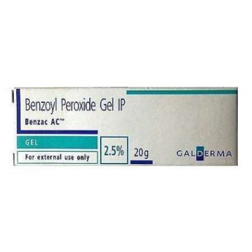 Benzac AC – 2.5% Benzoyl Peroxide Gel