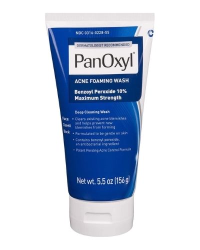 PanOxyl – Acne Foaming Wash Benzoyl Peroxide 10% – The Skincare Culture
