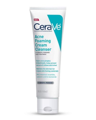 CeraVe - Acne Foaming Cream Cleanser – The Skincare Culture