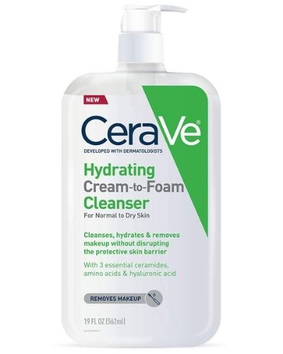 CeraVe – Hydrating Cream-To-Foam Cleanser - The Skincare Culture