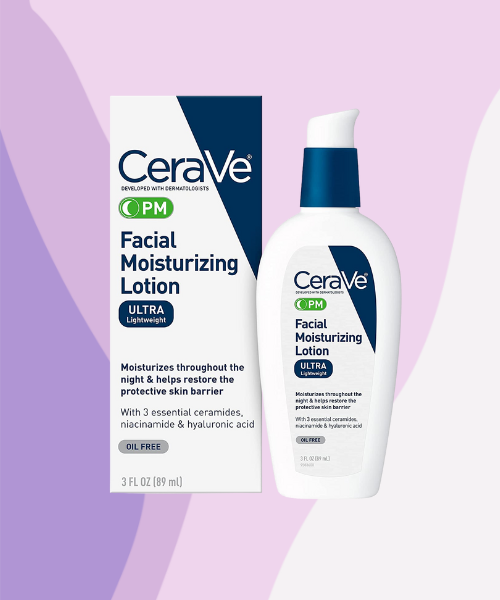 CeraVe PM Facial Moisturizing Lotion, $19