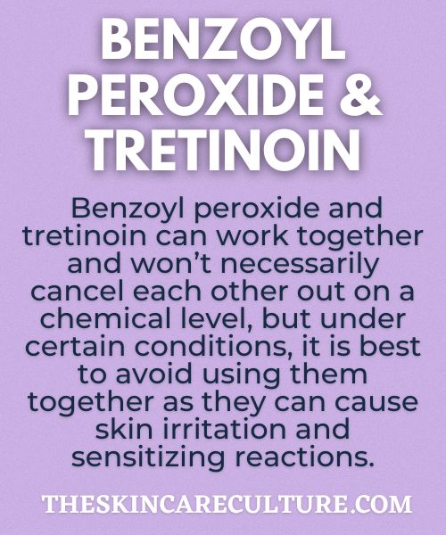 benzoyl peroxide and tretinoin together