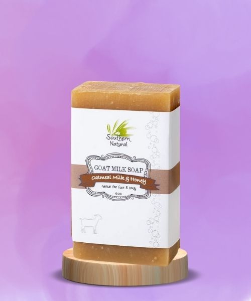 Southern Natural – Goat Milk Soap Bar with Oatmeal Milk & Honey