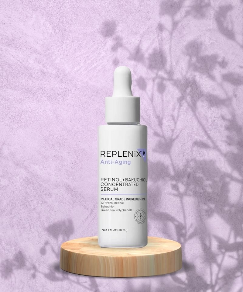 This Replenix Retinol+Bakuchiol Concentrated Serum is a great option for those with oily and acne prone skin.