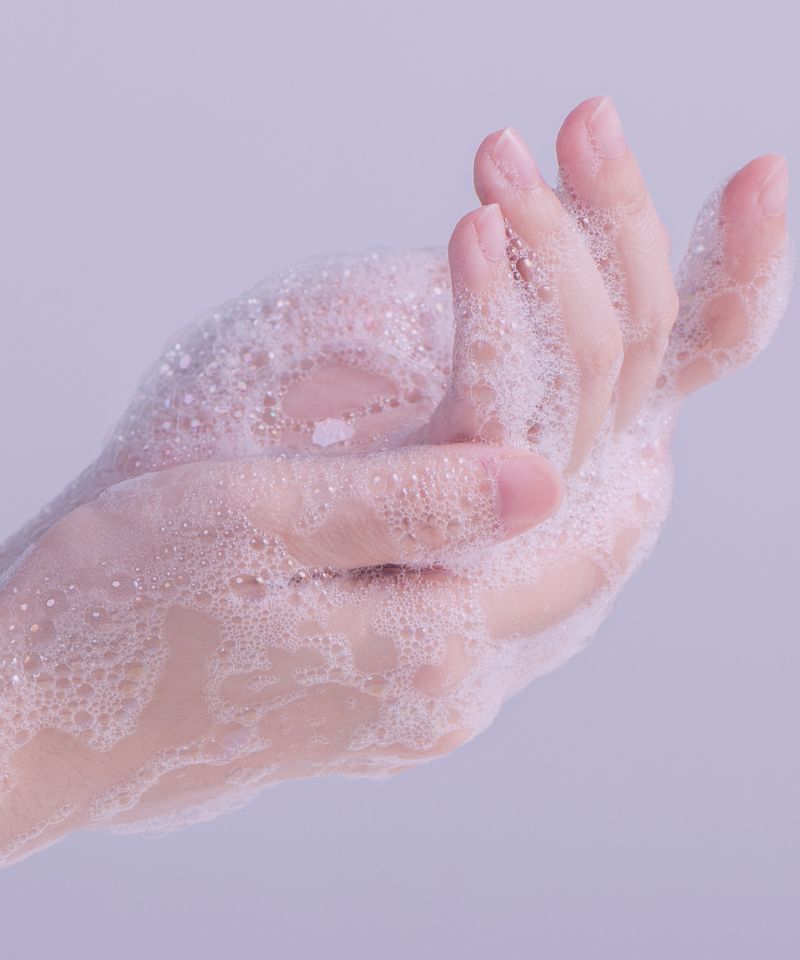 wash your hands regularly to keep your skin clear and avoid more acne