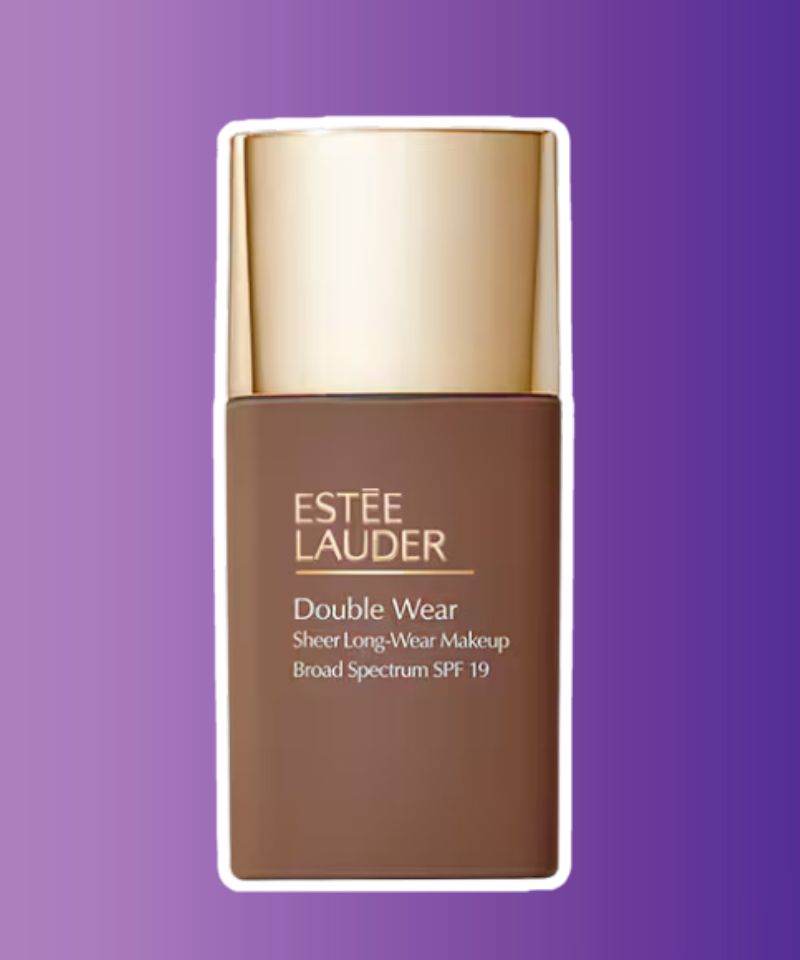 The Estée Lauder Double Wear Sheer Long-Wear Foundation SPF 19 is a lightweight foundation with long-lasting wear, a velvety matte finish, and sun protection, making it perfect for acne-prone skin and hyperpigmentation concerns.