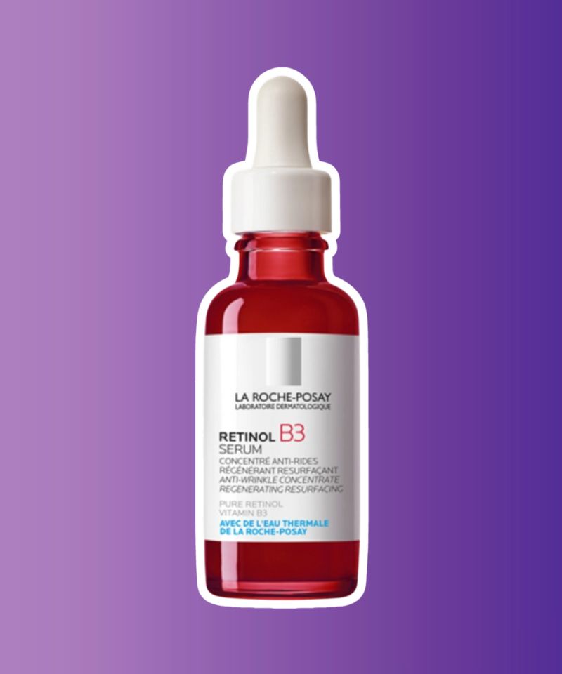 Image displaying La Roche-Posay Retinol B3 Pure Retinol Serum, a potent skincare product designed to target fine lines and improve skin texture, promoting a radiant complexion.