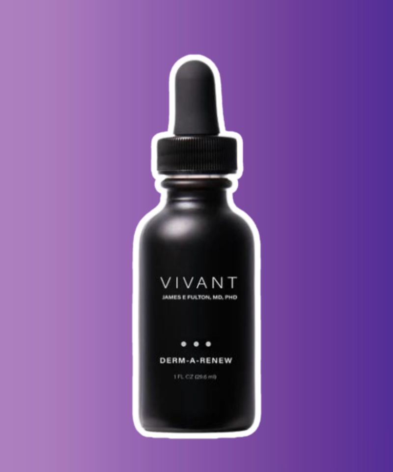 The Vivant Skin Care Derm-A-Renew is a gentle serum formulated with a gentle retinoid to renew the skin's appearance and promote a revitalized, refined, and glowing complexion.